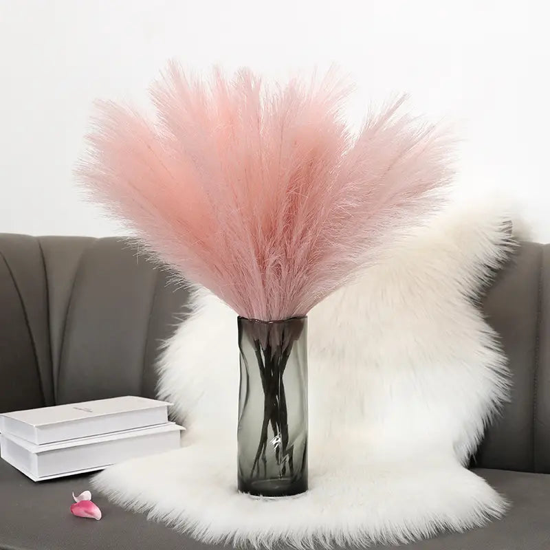 Faux Pampas Grass |  Decorative Artificial Reeds for Vases