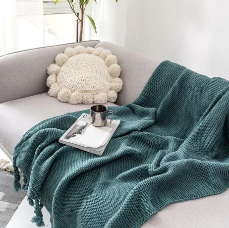 Knitted Throw Blanket | Soft & Cozy Home Essential