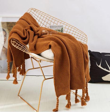 Knitted Throw Blanket | Soft & Cozy Home Essential