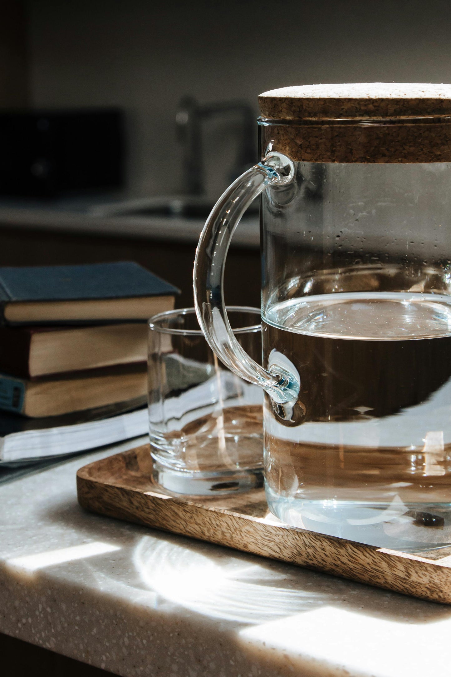 Glass Iced Tea Pitcher Set | 1.8L Borosilicate